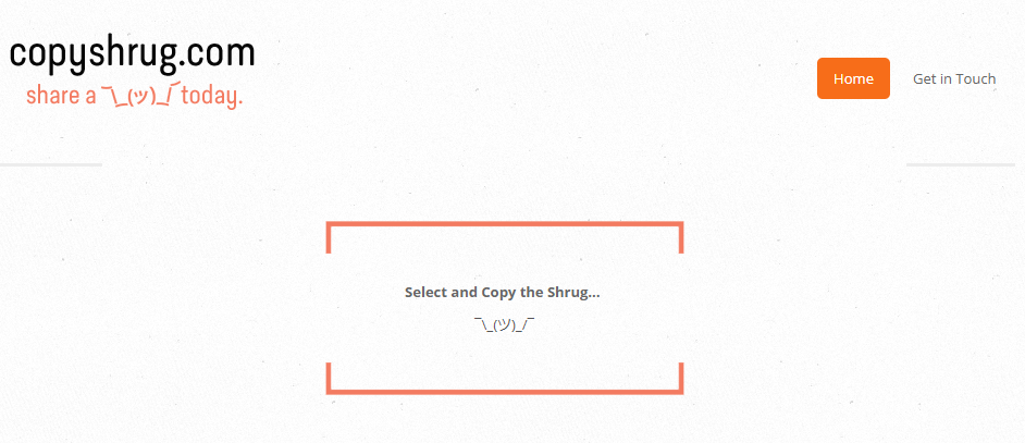 Nhập biểu tượng cảm xúc shrug ¯_(ツ)_/¯ trong 2 giây 