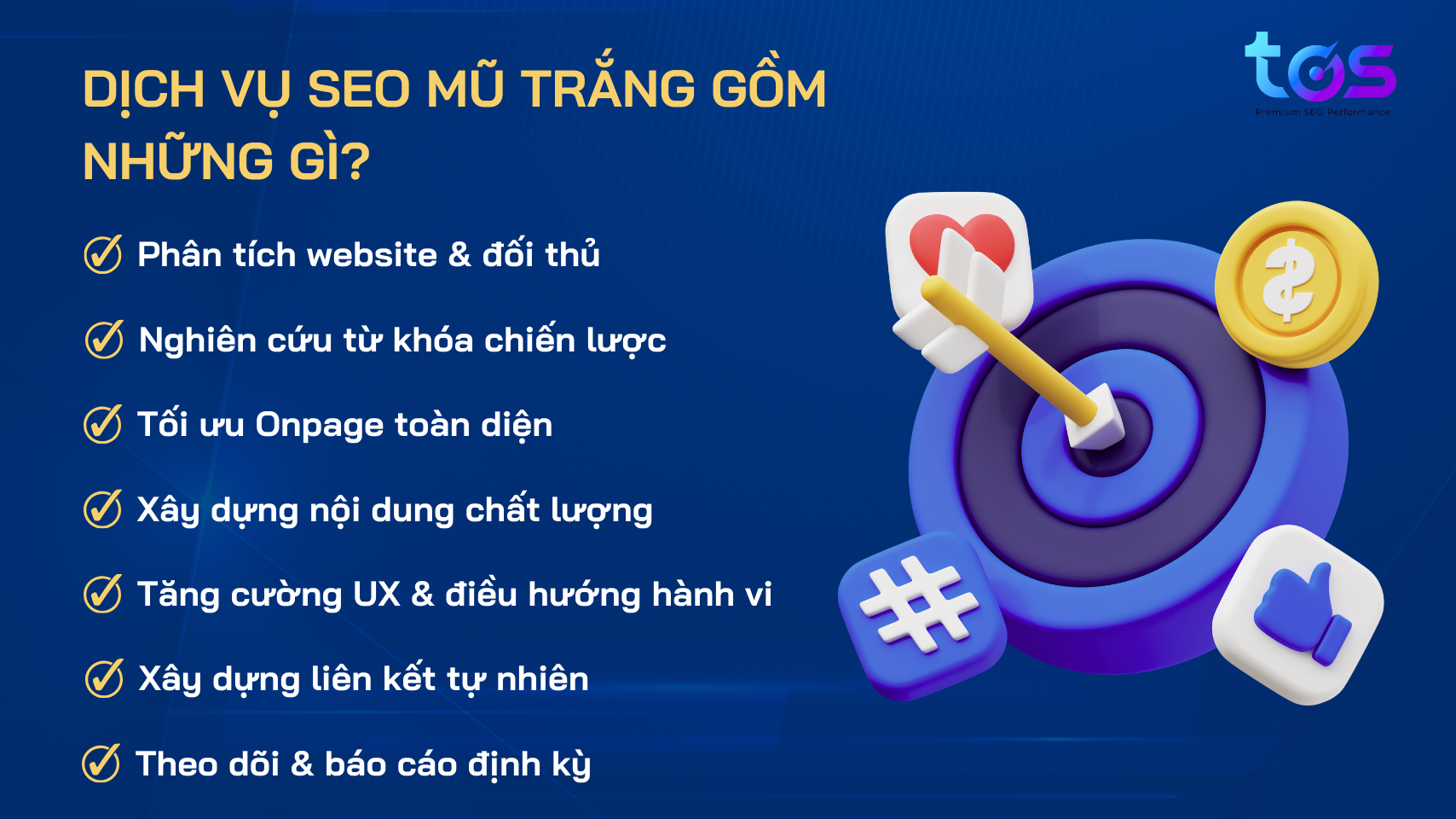 Dịch vụ SEO Mũ trắng gồm những gì