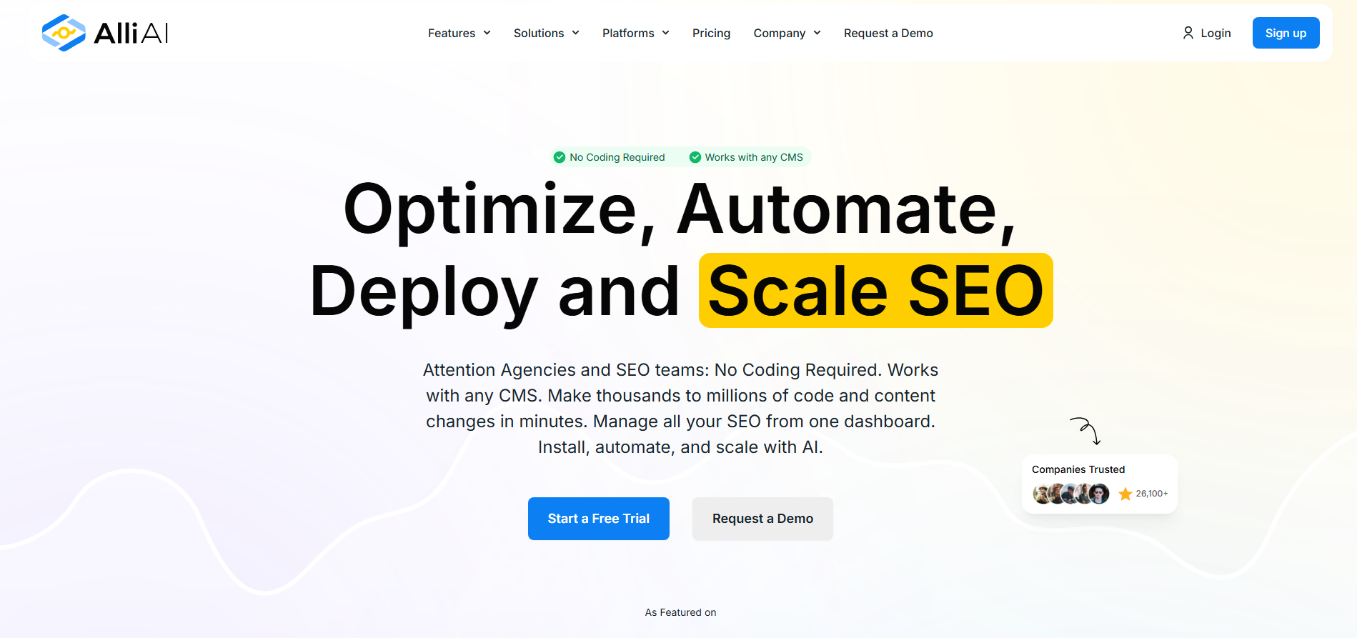 seo ai tools Alli AI