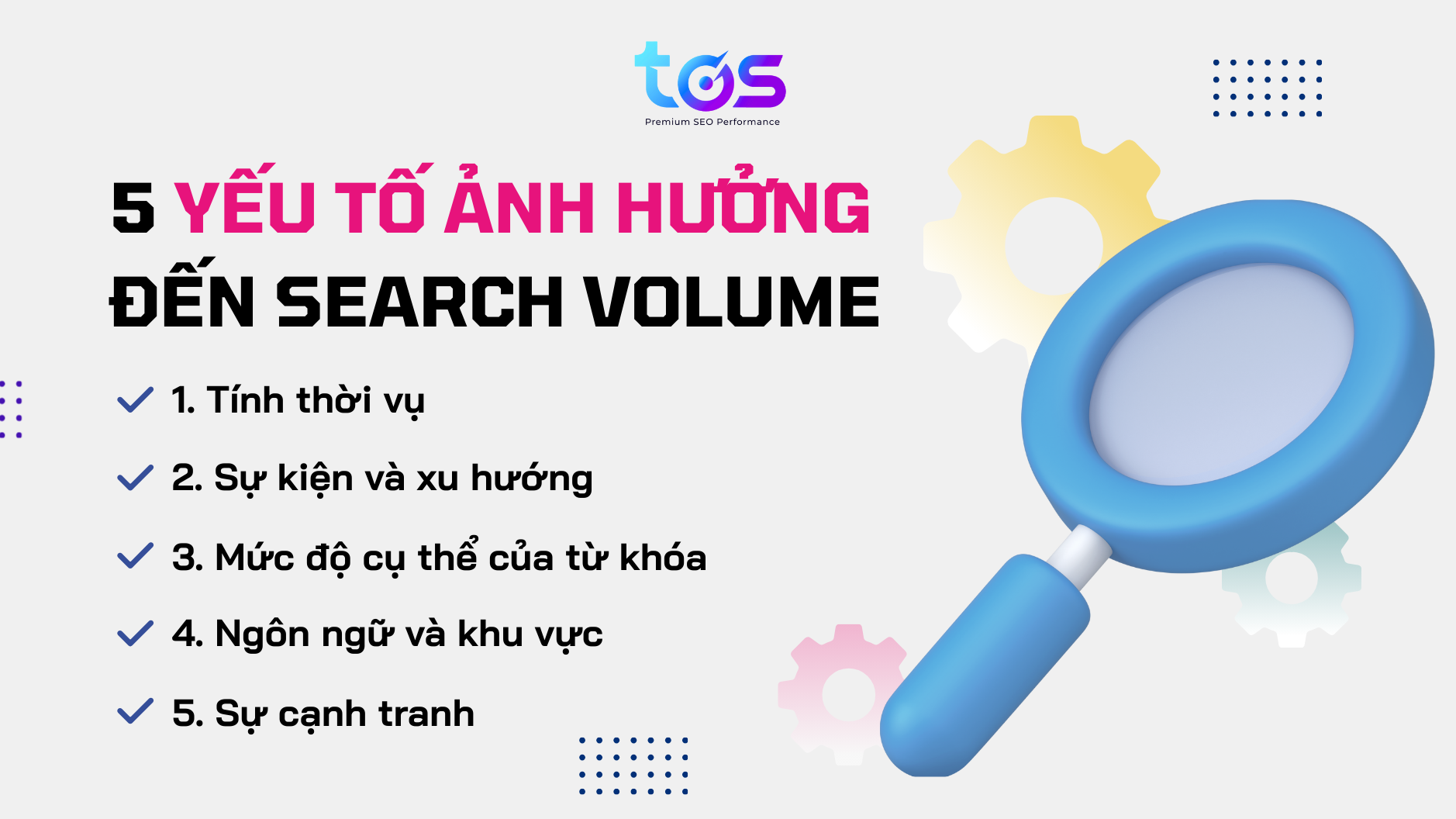 5 yếu tố ảnh hưởng đến Search Volume