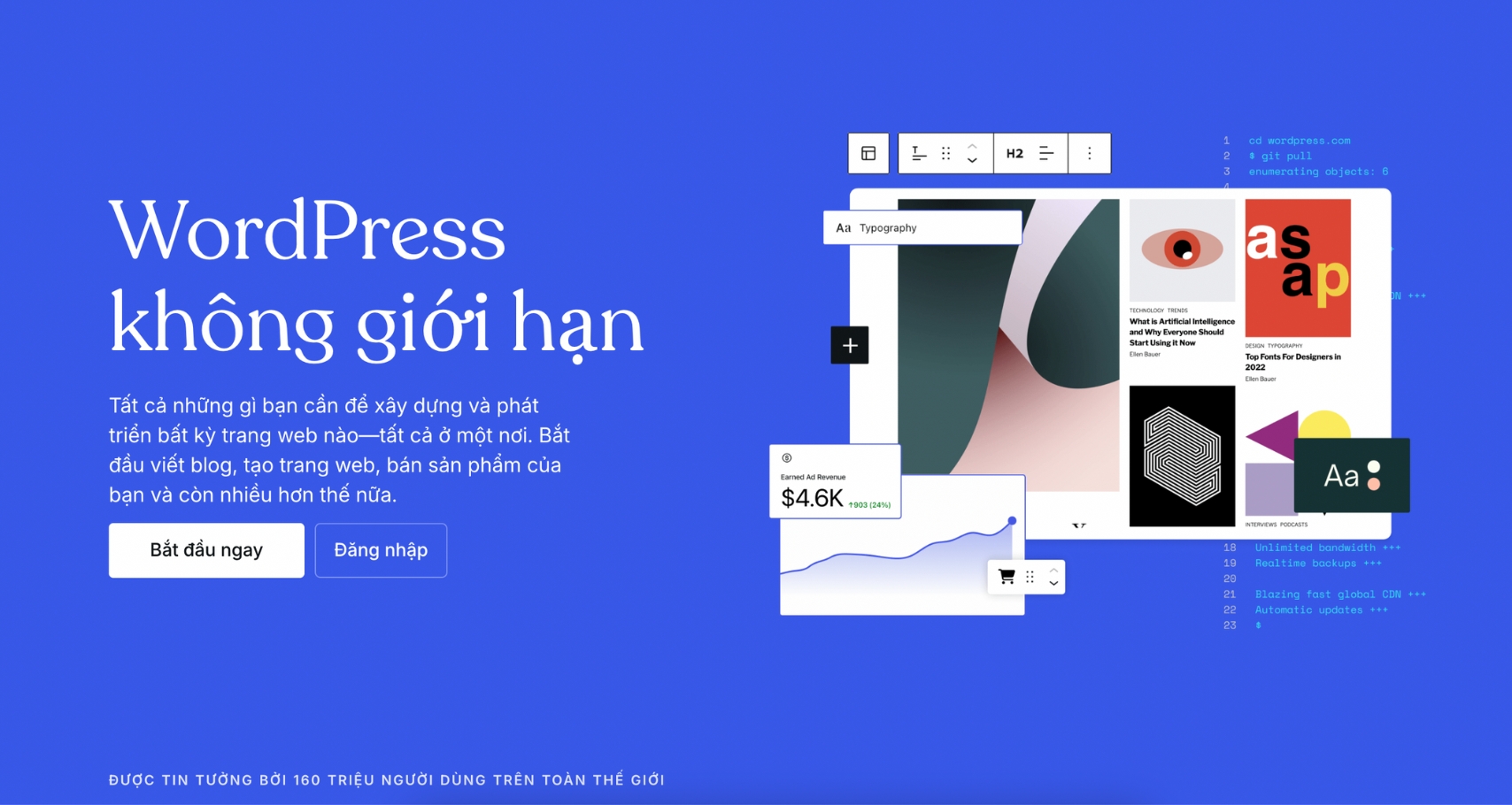Nền tảng thiết kế website WordPress