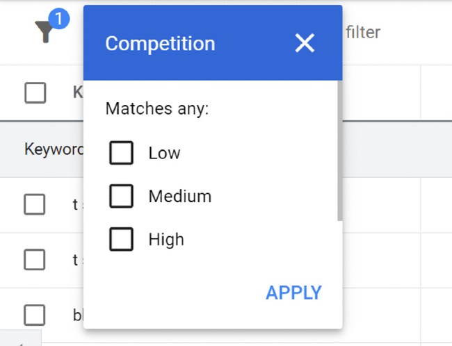 cách sử dụng google keyword planner 2