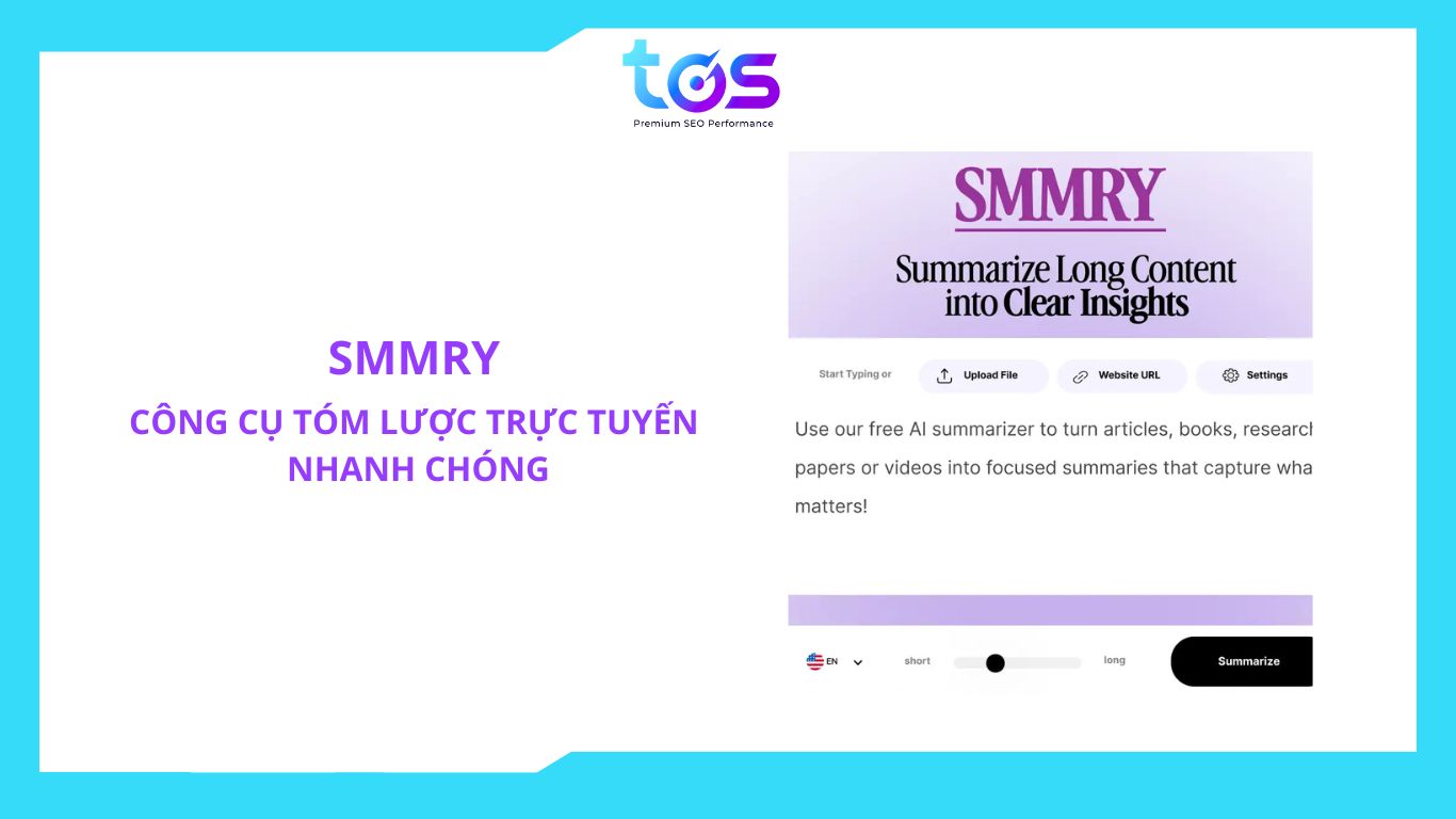 SMMRY: Công cụ tóm lược trực tuyến nhanh chóng