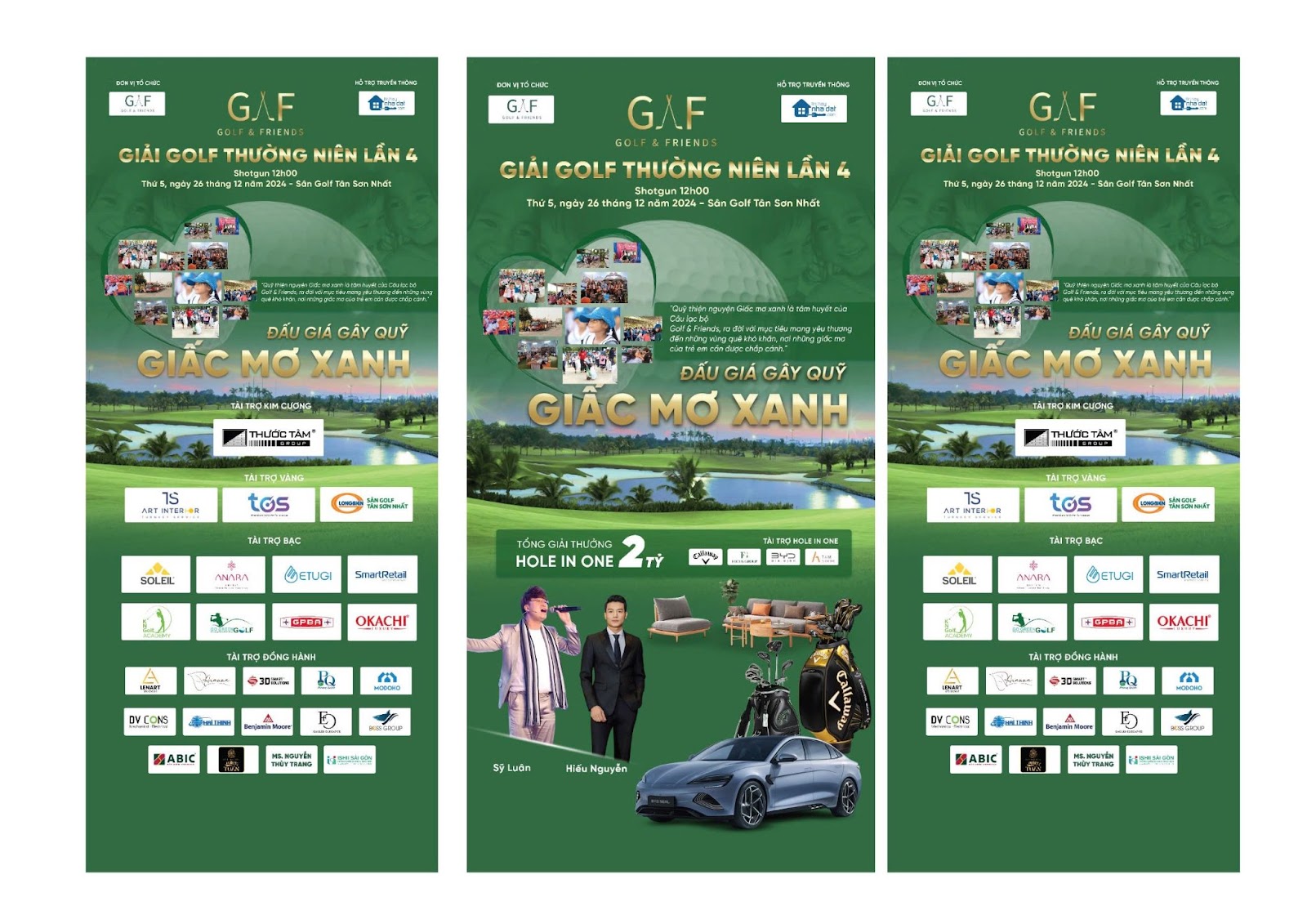 giải golf thường niên lần 4 - đấu giá gây quỹ giấc mơ xanh 