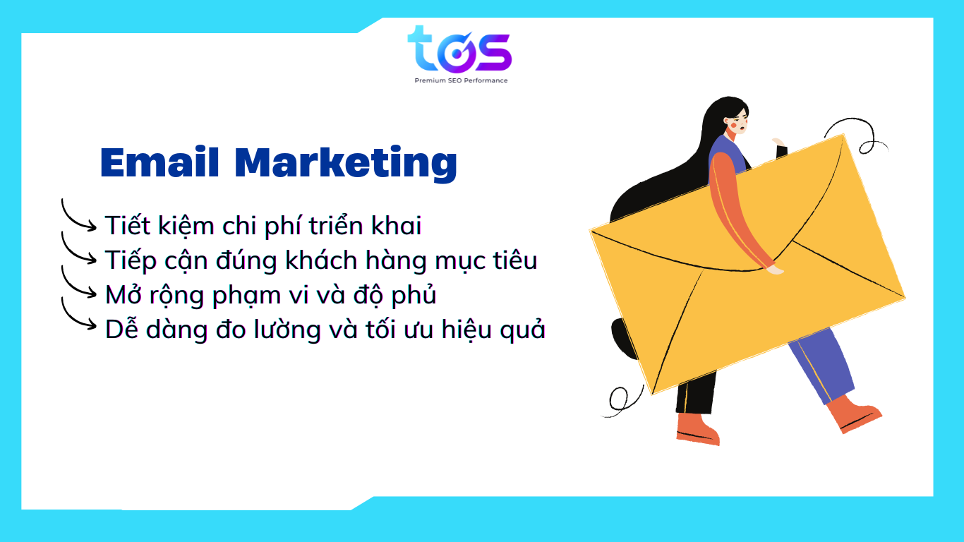 Email là một dạng Content Marketing khá phổ biến ở các doanh nghiệp trung và lớn
