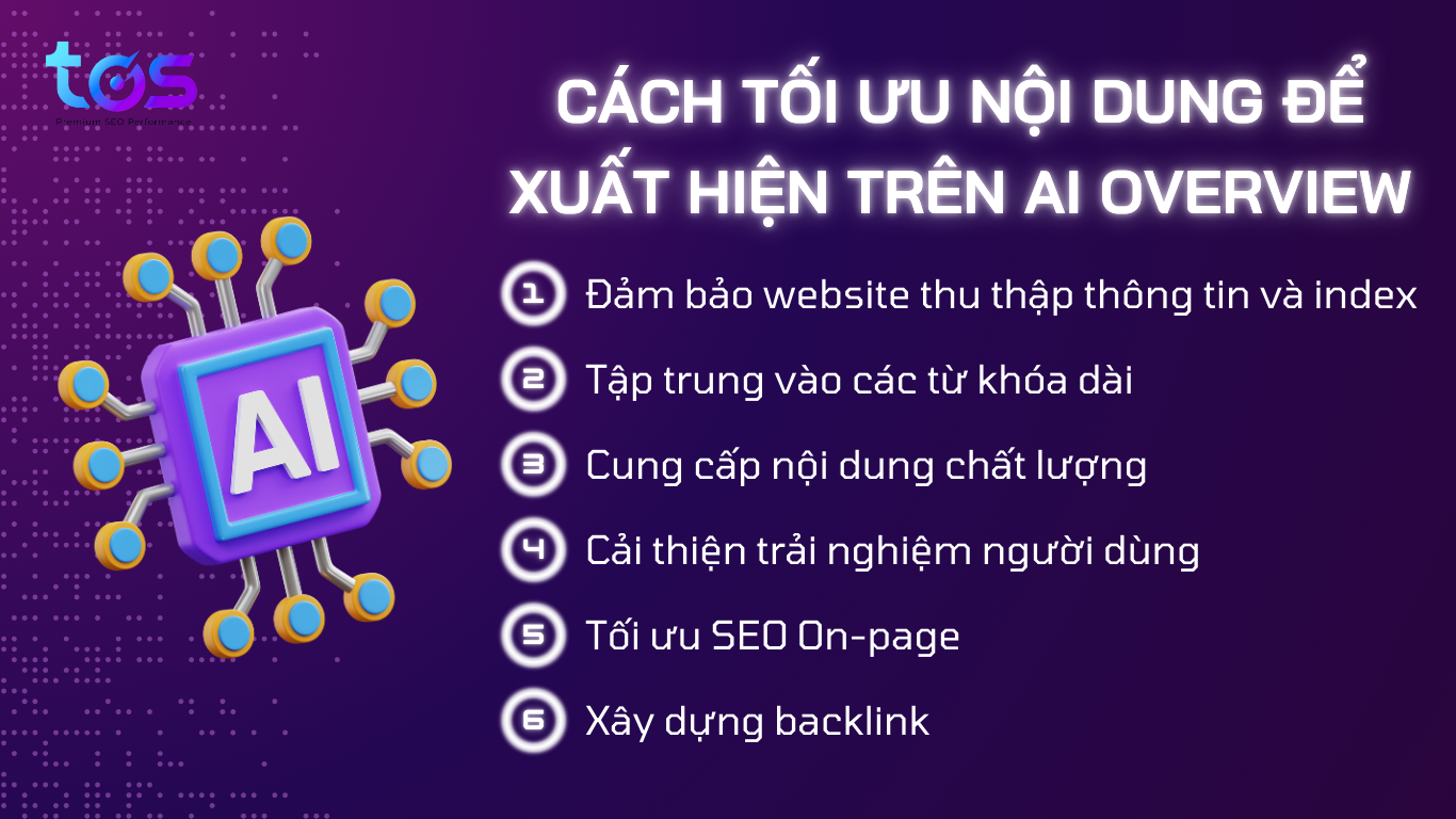 Cách tối ưu nội dung để xuất hiện trên AI Overview
