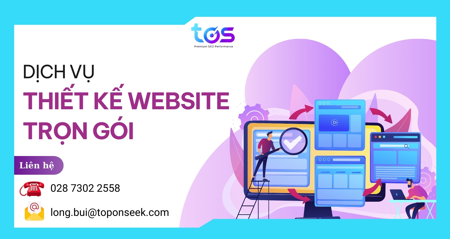 Thiết kế website chuyên nghiệp tại TOS