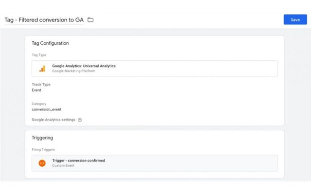 Setup tracking GTM