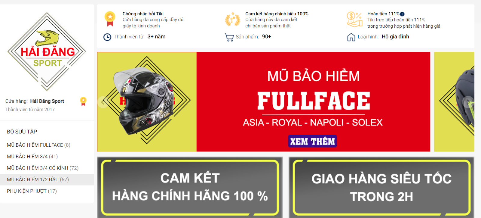 Tối ưu tên và mô tả shop khi SEO Tiki