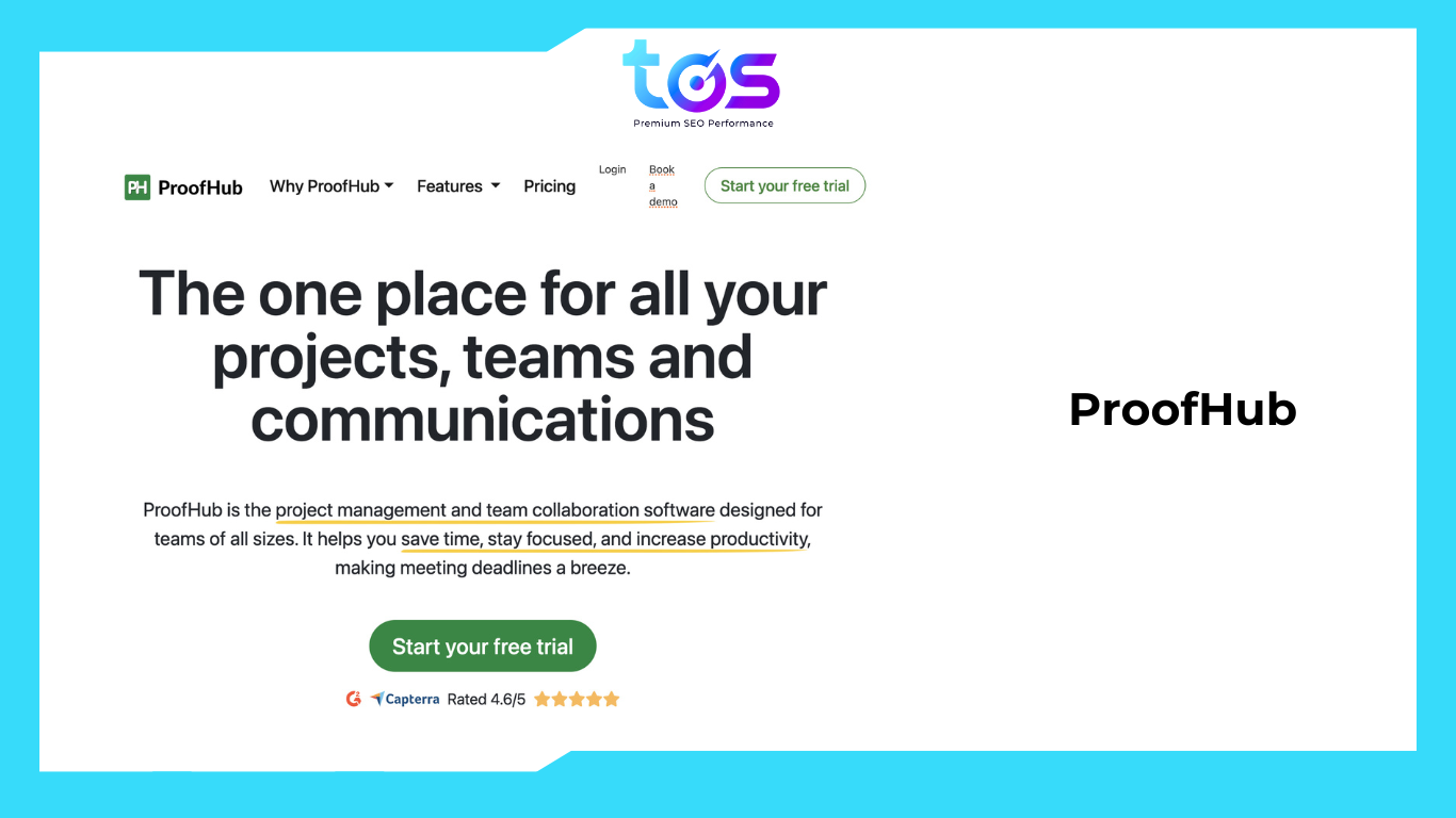 ProofHub - Công cụ SEO Task Manager