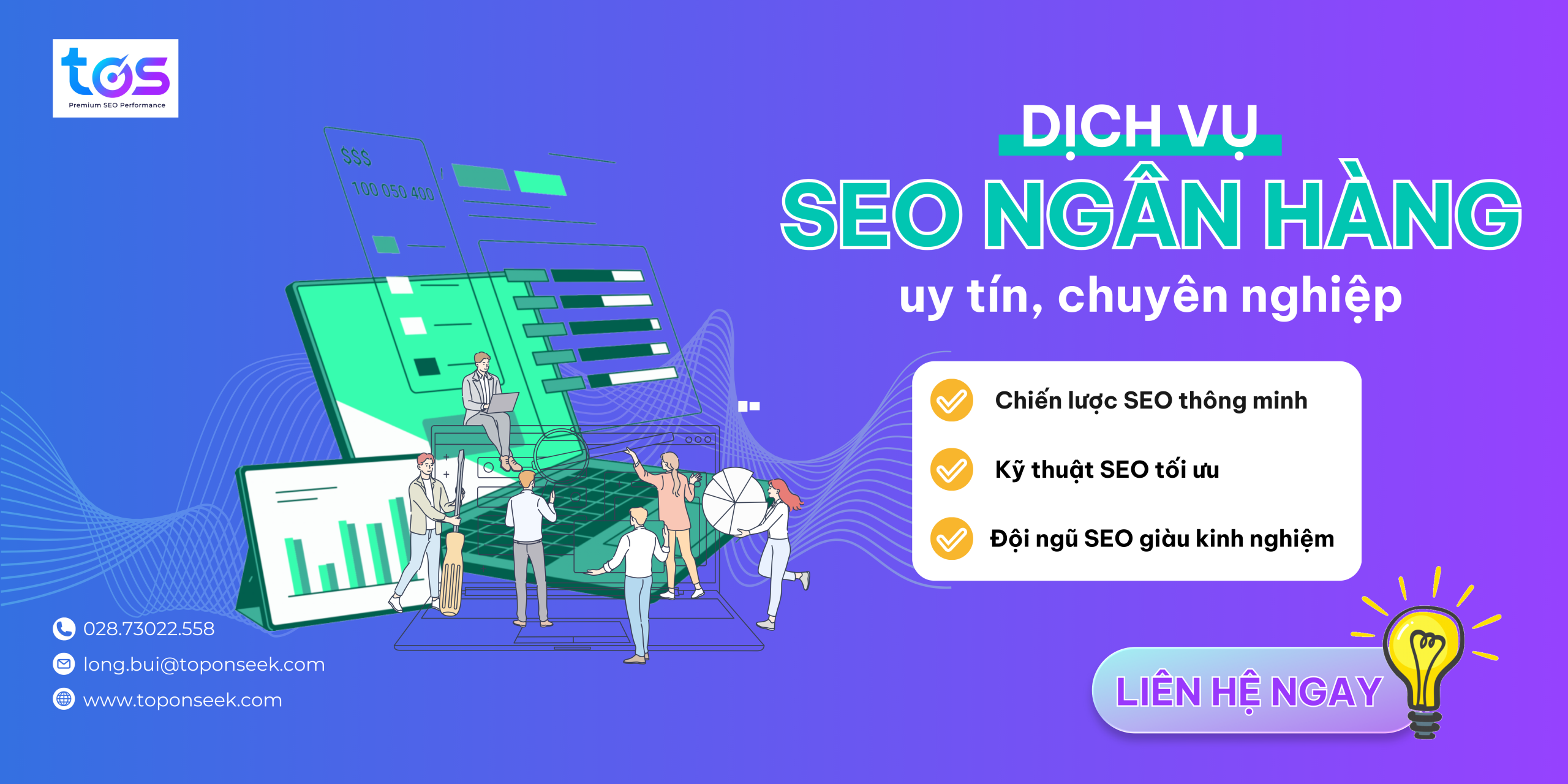 Dịch vụ SEO ngân hàng uy tín tại TOS