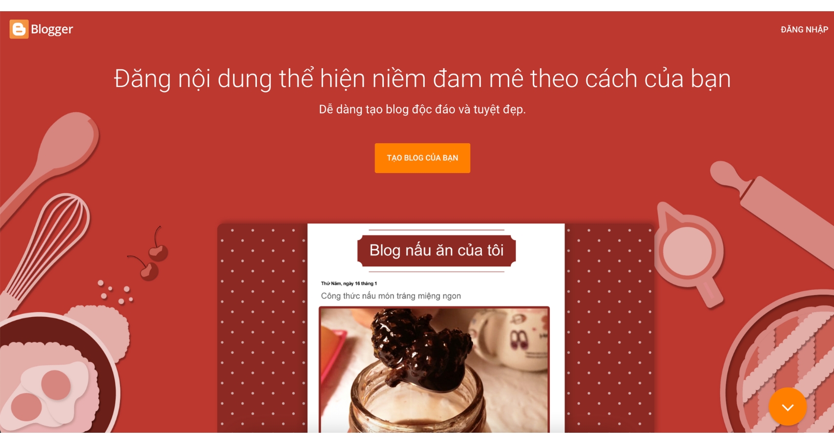 Blogger - Nền tảng thiết kế website