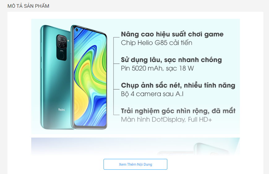 Mô tả sản phẩm