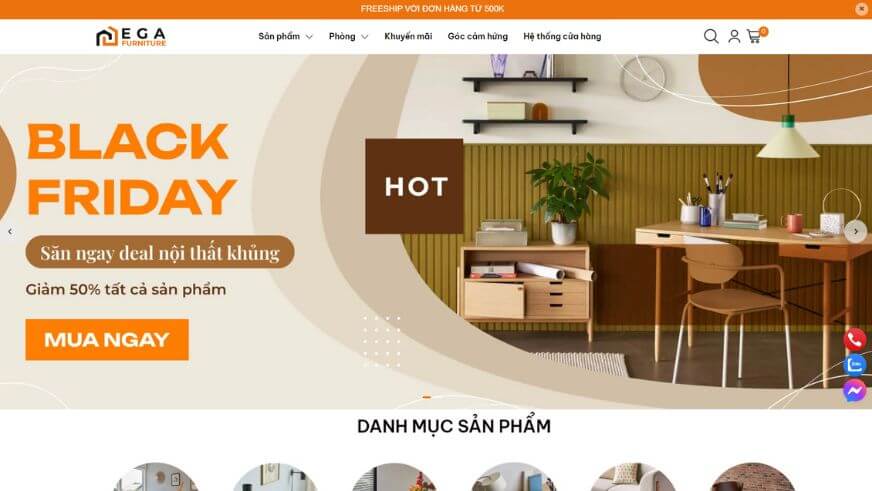 giao diện bán hàng đẹp