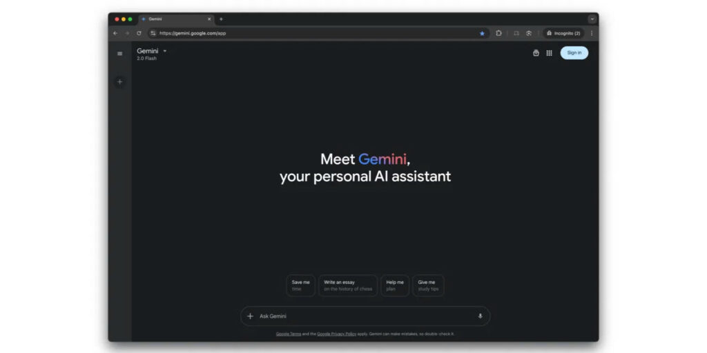 Google Gemini Cho Phép Sử Dụng Mà Không Cần Đăng Nhập