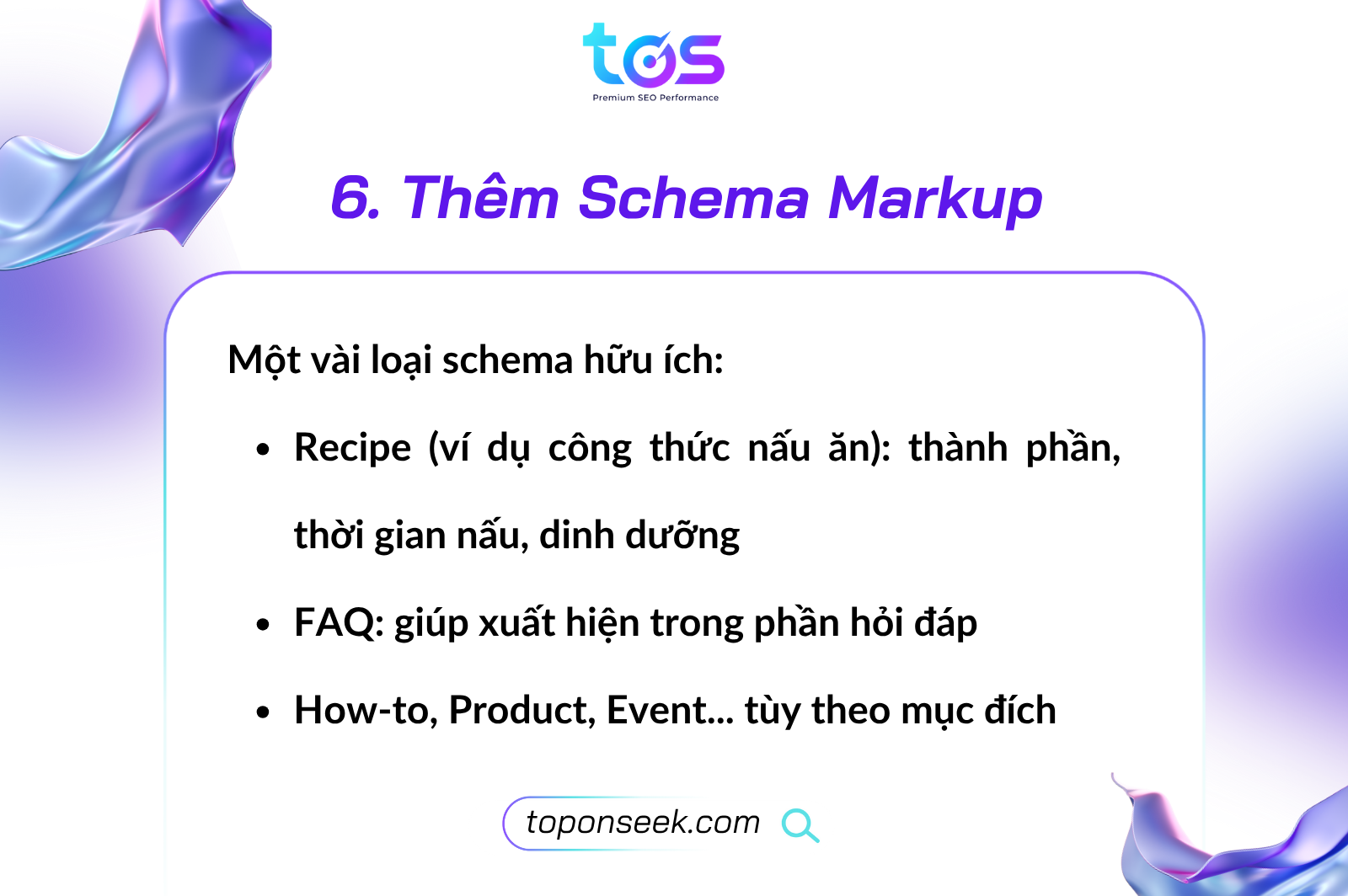 thêm schema markup