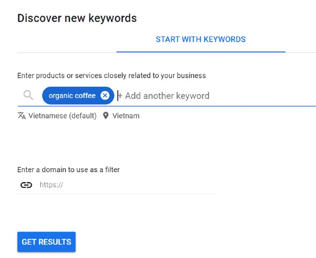 cách sử dụng google keyword planner 4