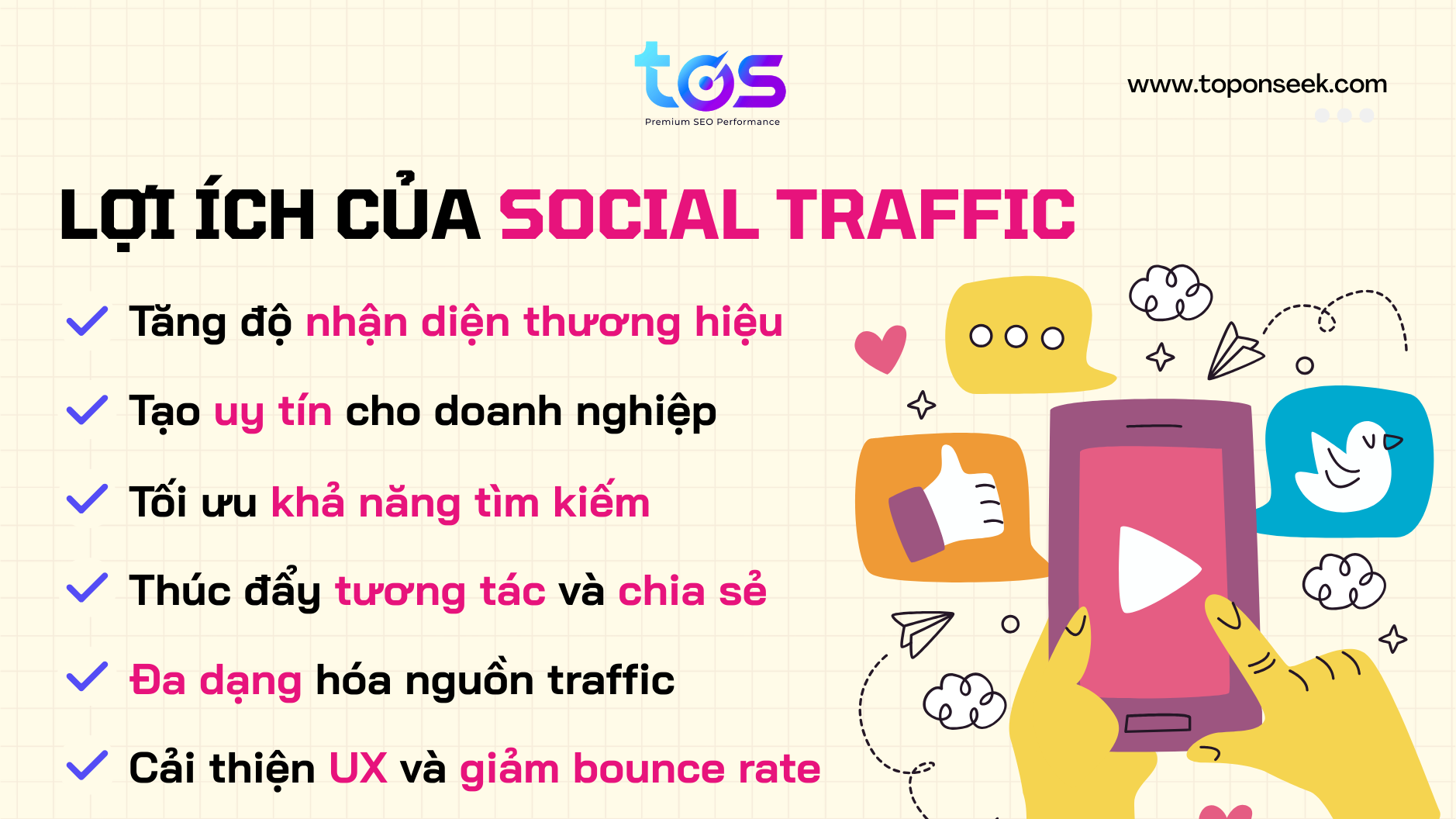Lợi ích của Social Traffic đối với website và SEO