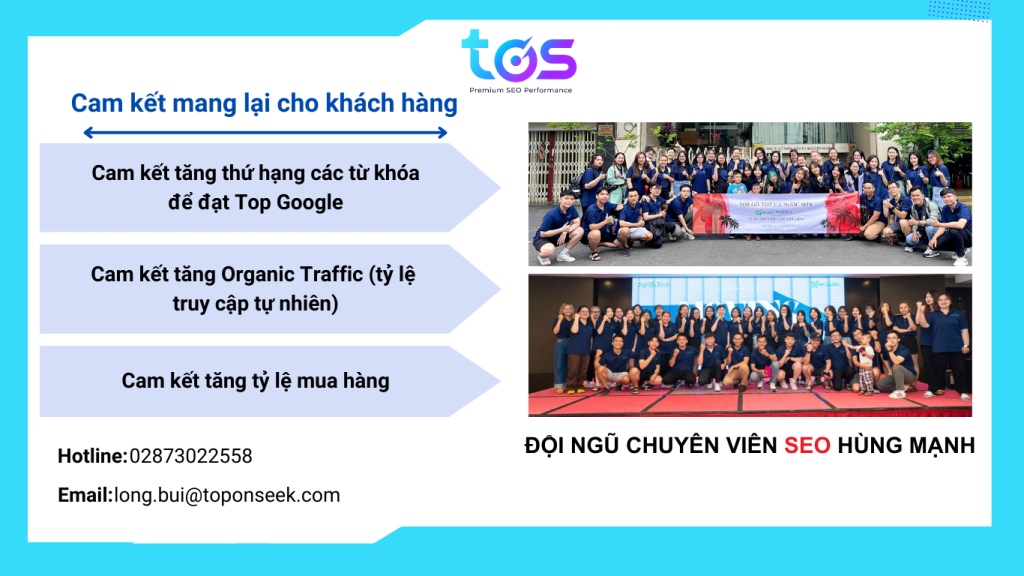 Đội ngũ chuyên gia SEO của TOS tại Hồ Chí Minh