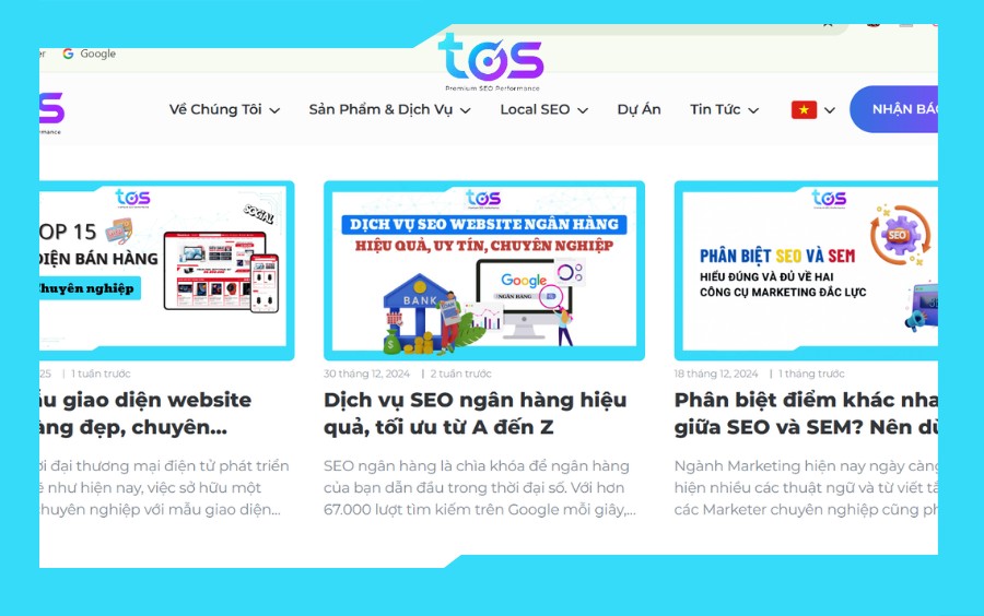Thumbnail trên các trang Blog, Website