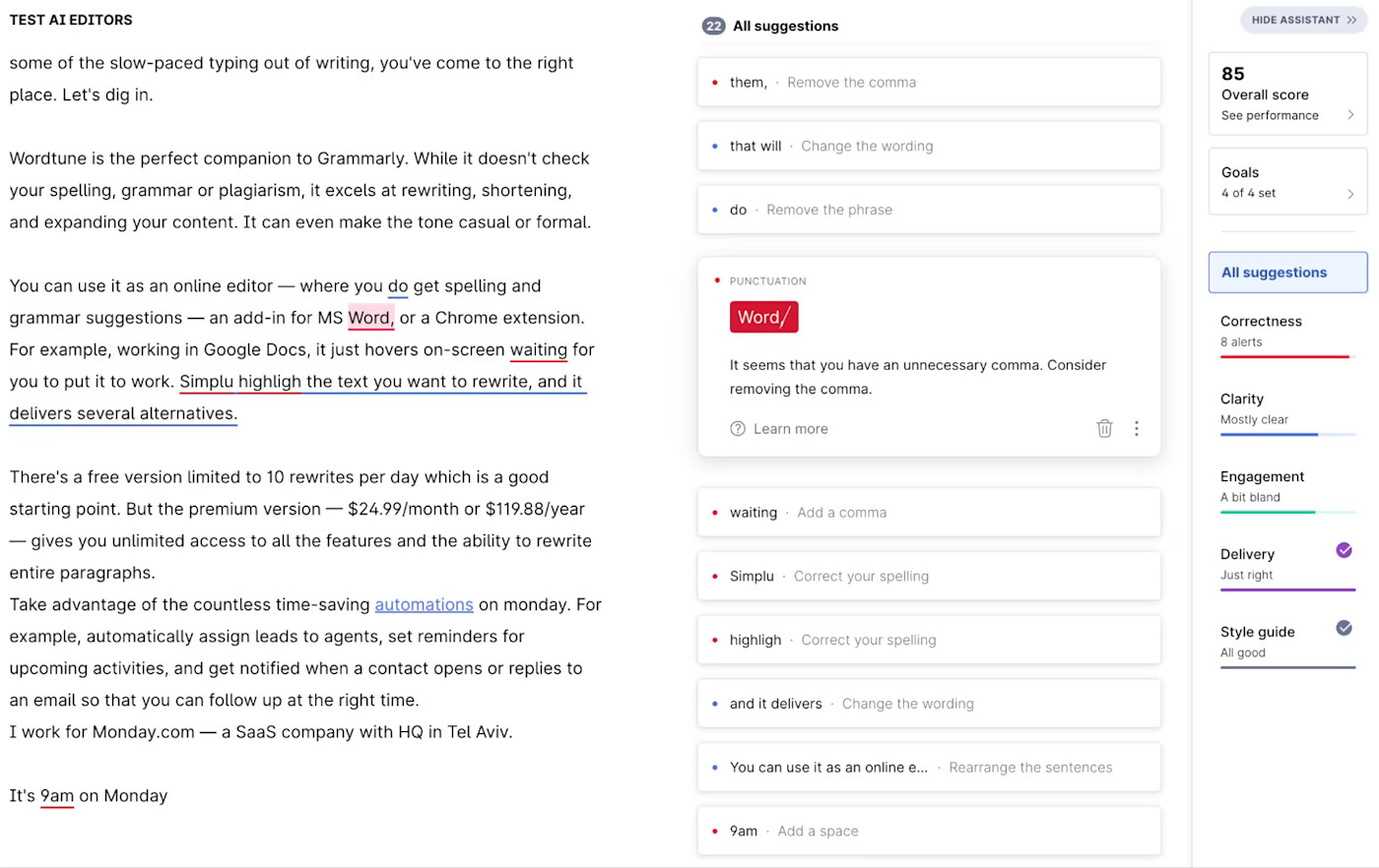 grammarly - công cụ kiểm tra chính tả ai tốt nhất