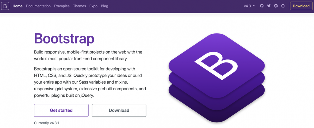 Cài đặt Bootstrap trực tiếp từ trang cung cấp