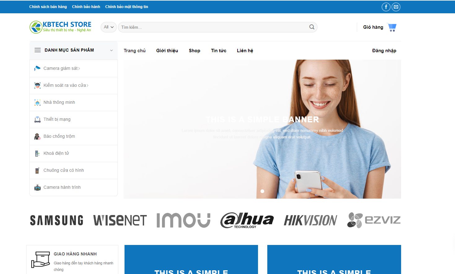 website bán hàng 