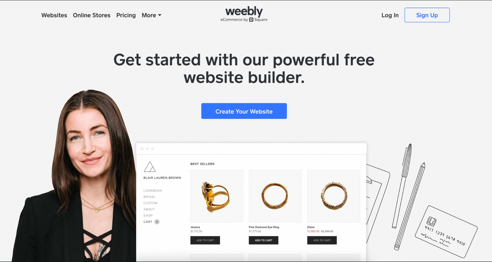 Weebly - Thiết kế website chuyên nghiệp