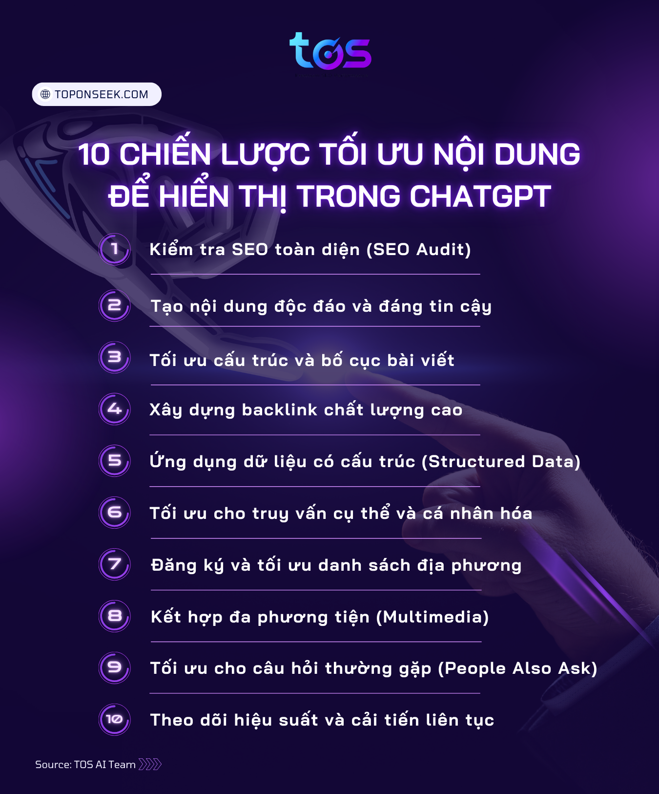 10 Chiến lược tối ưu nội dung để hiển thị trong kết quả tìm ChatGPT