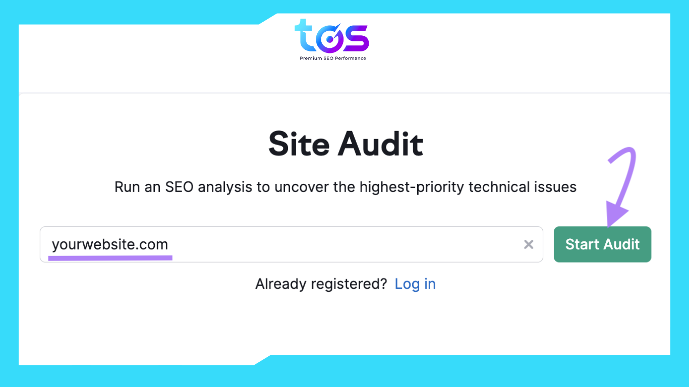 Site Audit của SEMRush giúp xử lý các lỗi kỹ thuật website