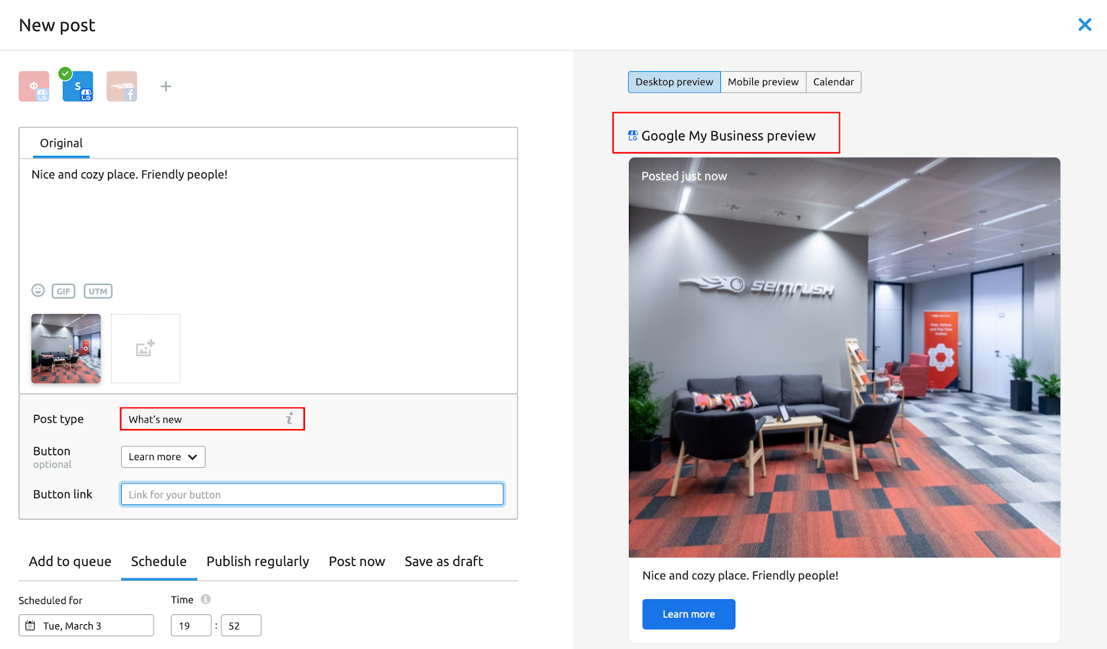 cập nhật semrush