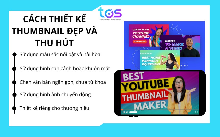 Cách để thiết kế thumbnail đẹp, thu hút