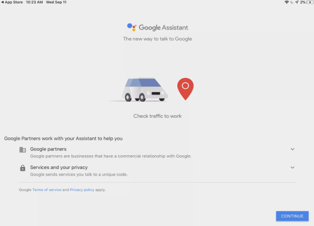 Thiết lập OK Google trên thiết bị iOS