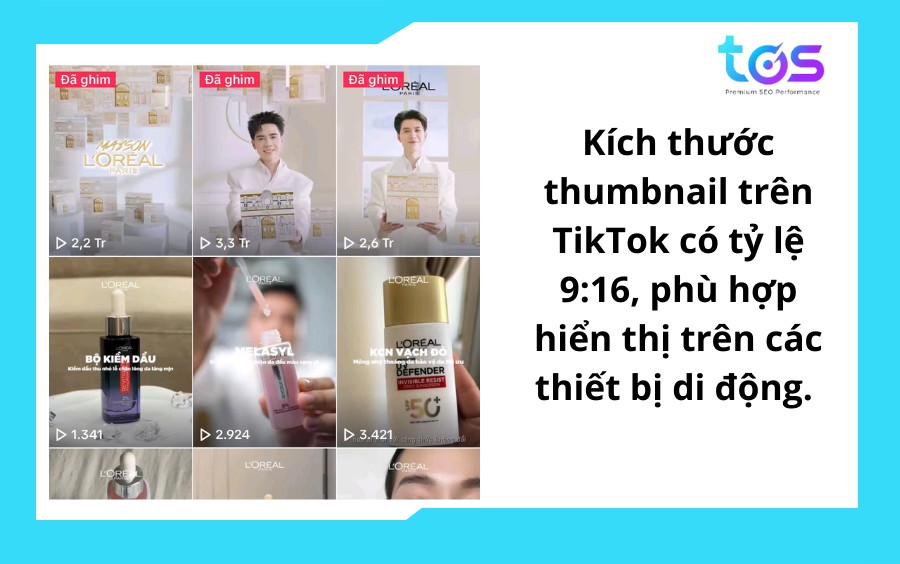Thumbnail trên Tik Tok