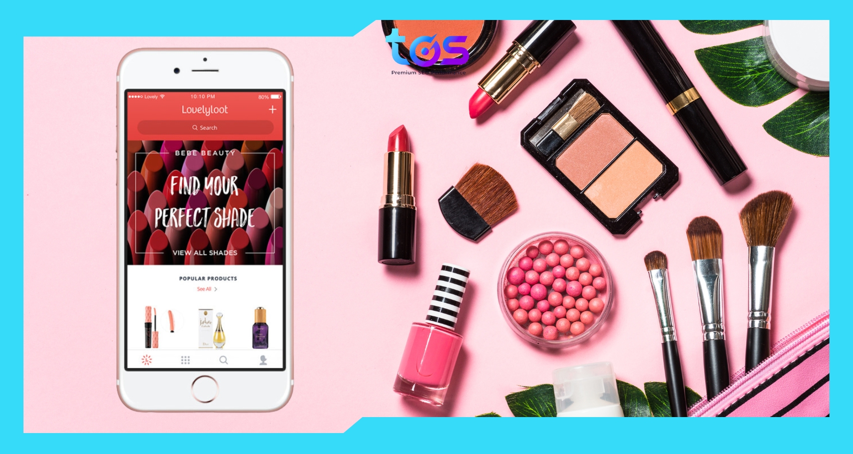 Thiết kế app mỹ phẩm giúp việc bán hàng trở nên nhanh chóng hơn