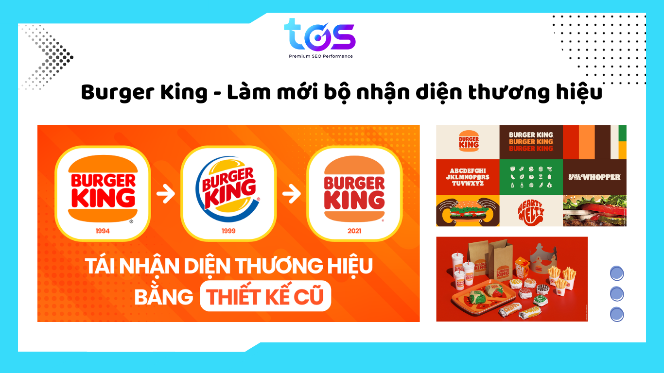 Rebrand là gì? - Case study: Burger King - Làm mới bộ nhận diện thương hiệu với logo cổ điển được cải tiến 