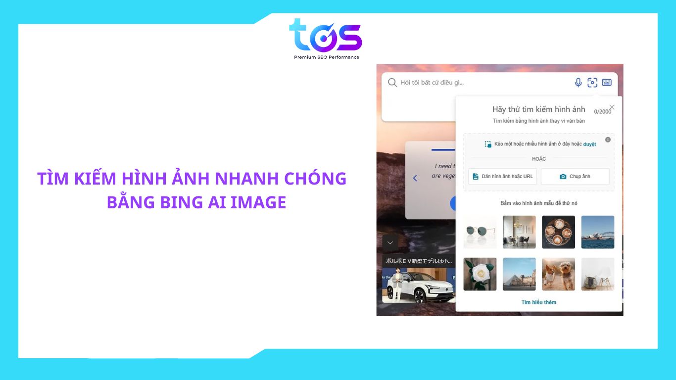 Tìm kiếm hình ảnh, video, tin tức với Bing Chat AI Image