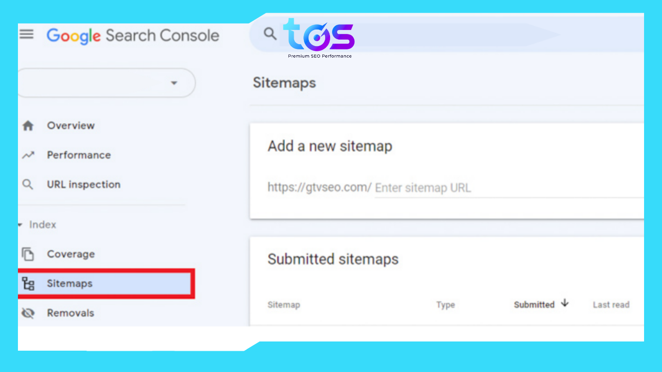 Truy cập vào Sitemap 