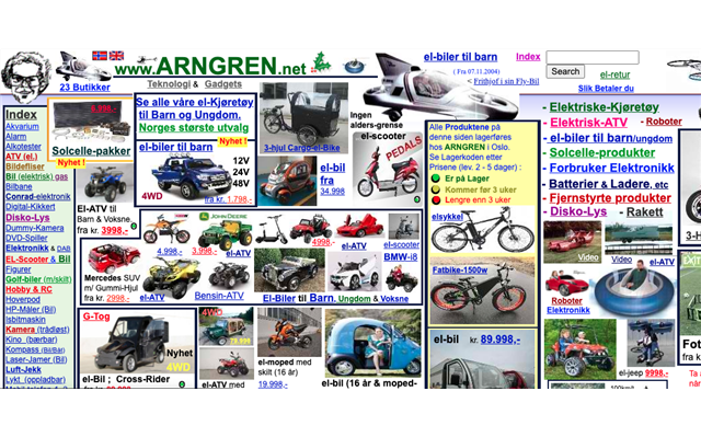 Thiết kế Web có điều hướng trang kém