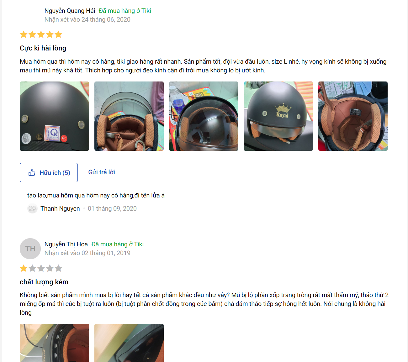 Làm SEO Tiki cần chú ý review người dùng