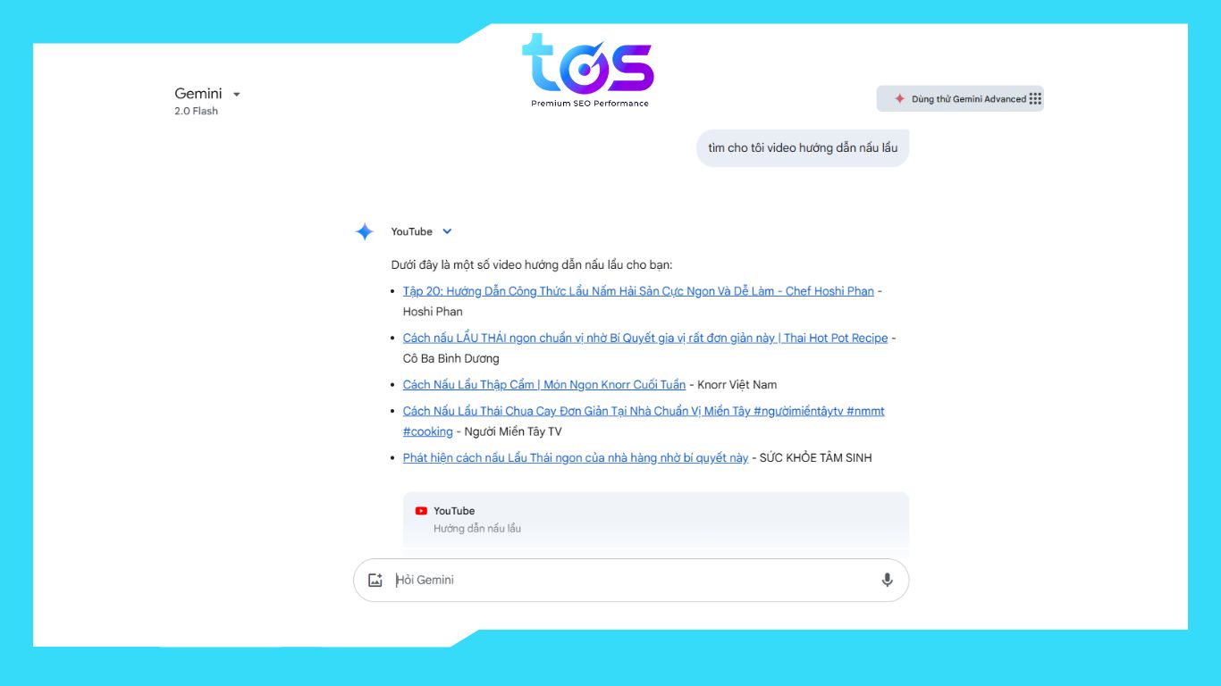 Tính năng Youtube giúp tìm video nhanh chóng qua các đề xuất