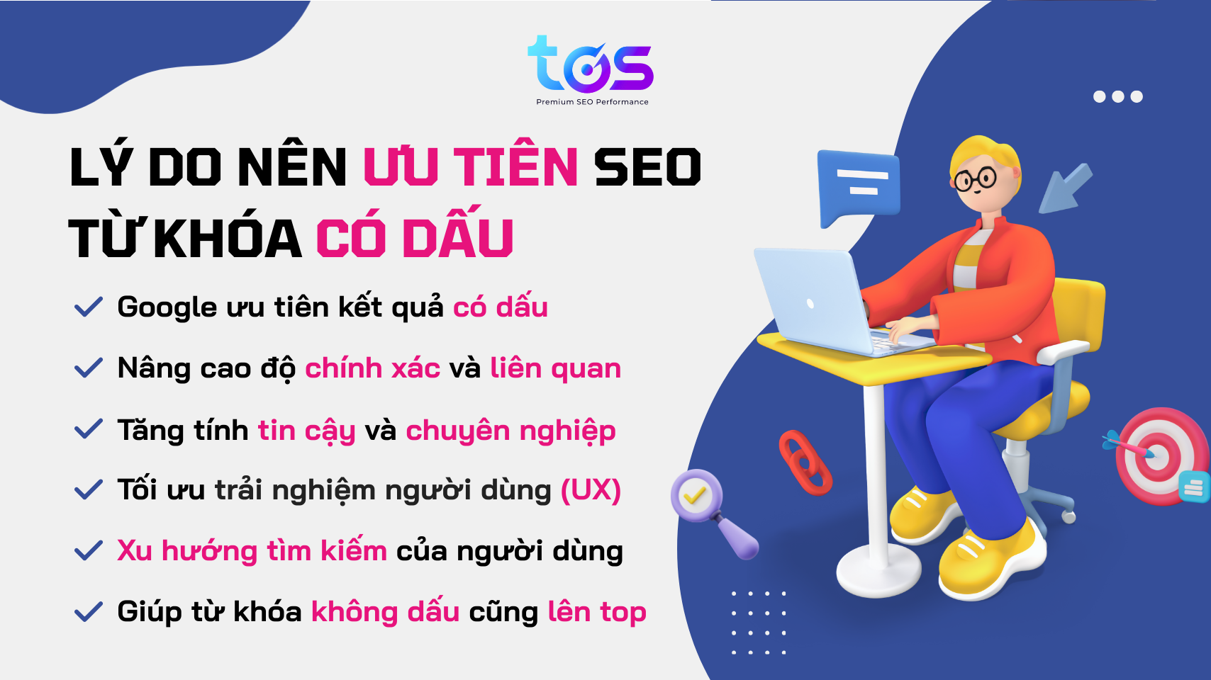 Lý do nên ưu tiên SEO từ khóa có dấu