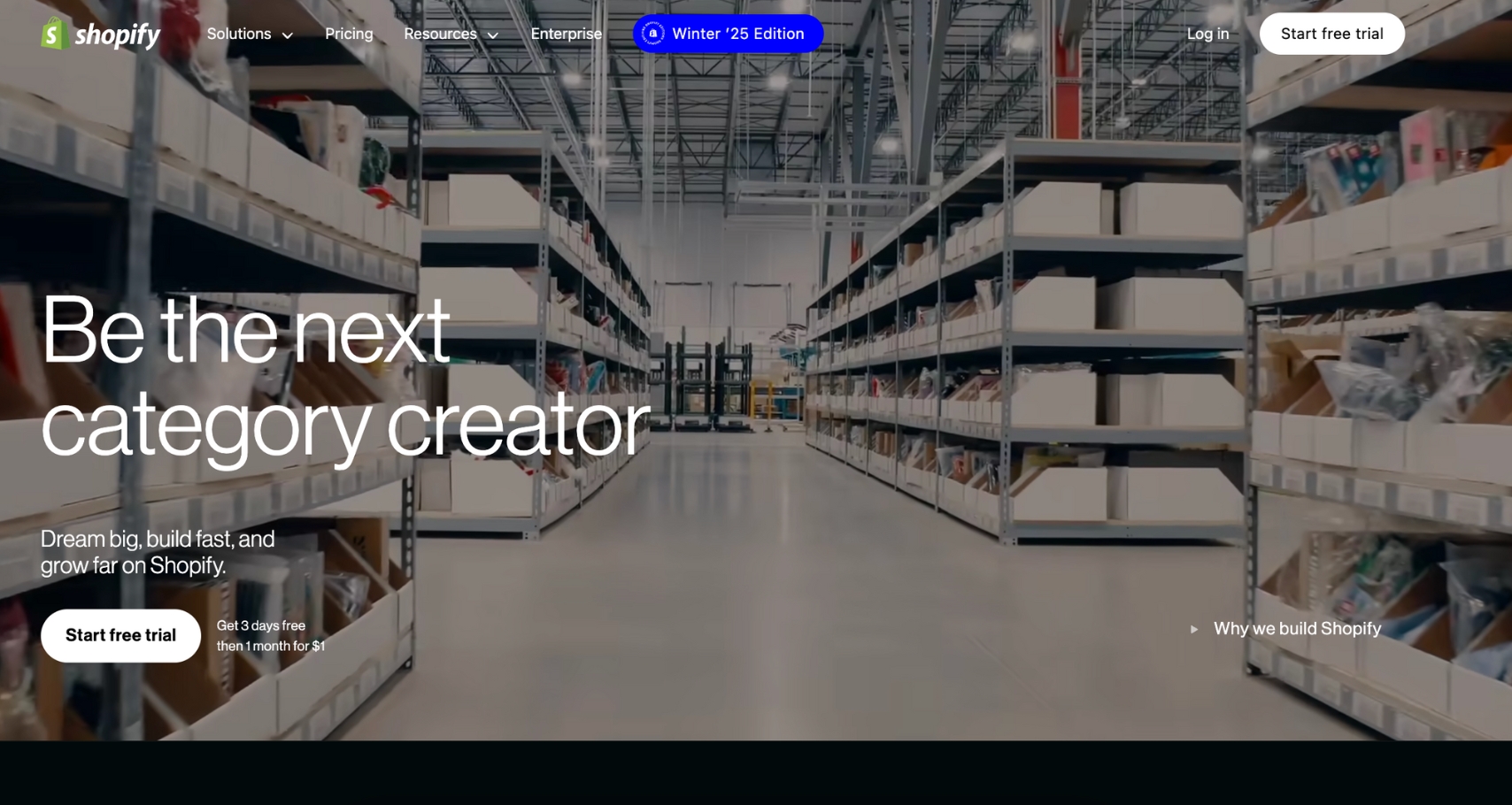 Nền tảng thiết kế website Shopify