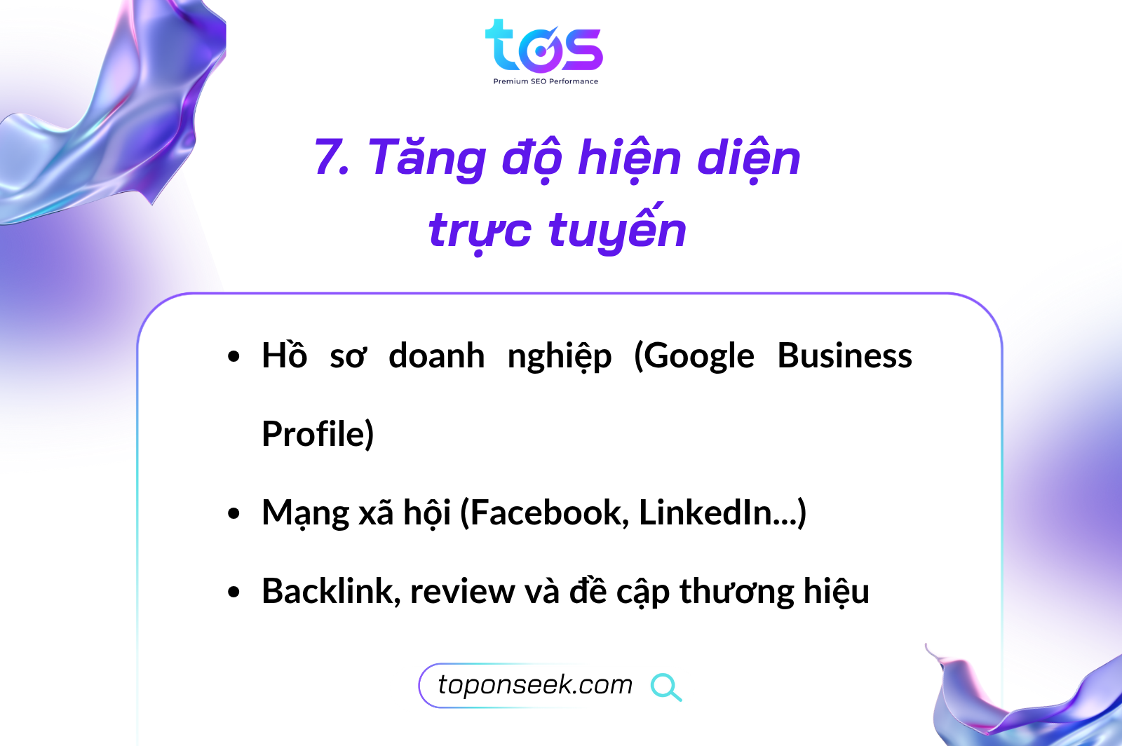tăng độ hiện diện trực tuyến