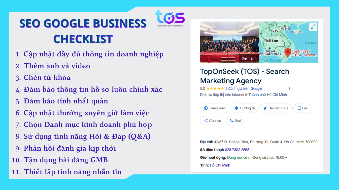 seo google business checklist