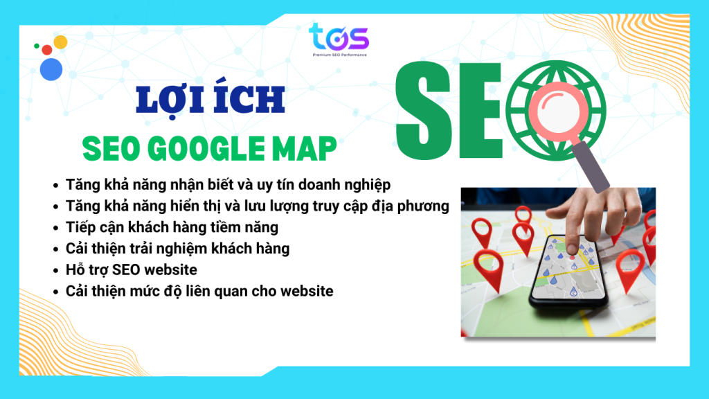 Một vài lợi ích của SEO Google Map