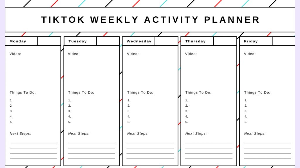 Plan Content TikTok