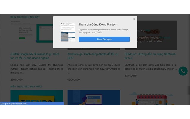 Ảnh hưởng của các Pop-Ups 