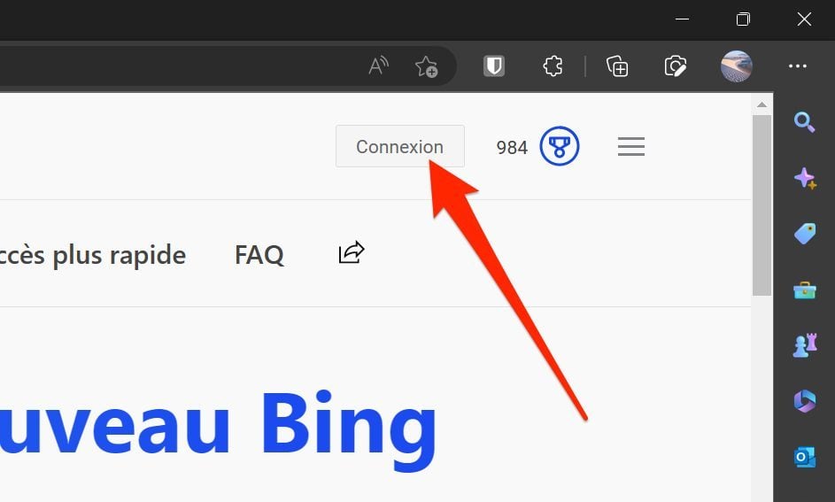 đăng nhập tài khoản Microsoft để sử dụng bing Chat GPT