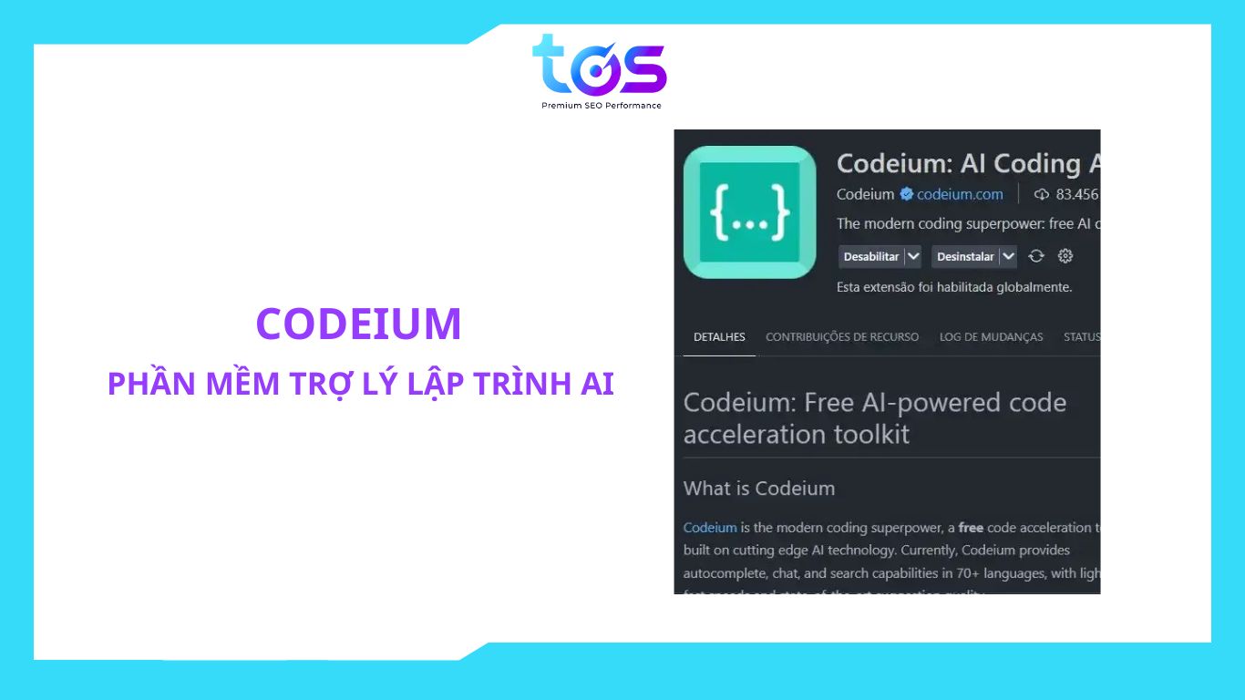 Cách sử dụng phần mềm Codeium